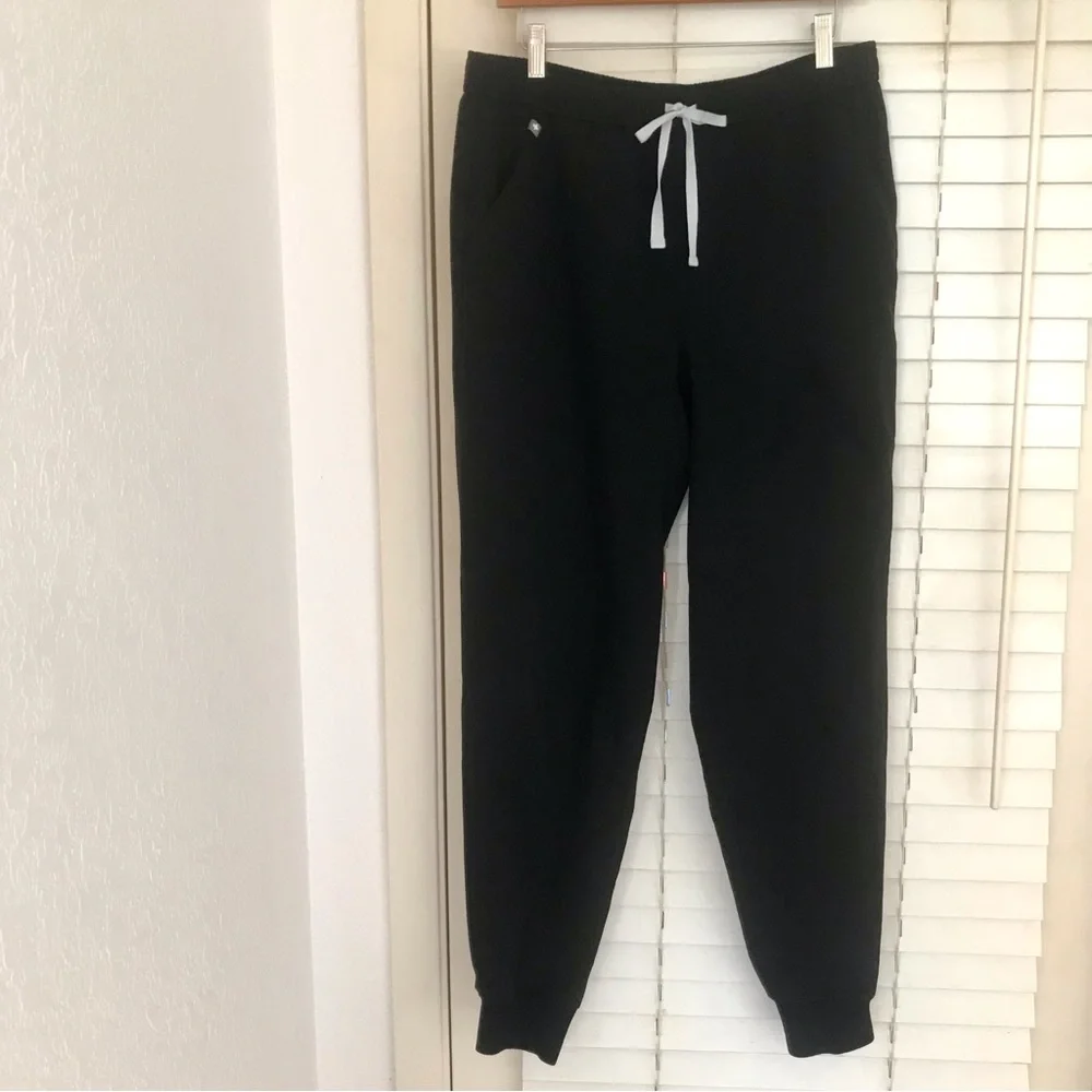 Figs Tansen Jogger Scrub Pants Black Men's Large Medical Professional MXXSW2004
